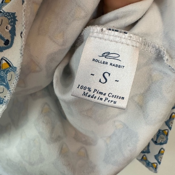 Roller Rabbit Women’s Fox Print Long Sleeve Pajama Top (Size S) - Picture 5 of 8